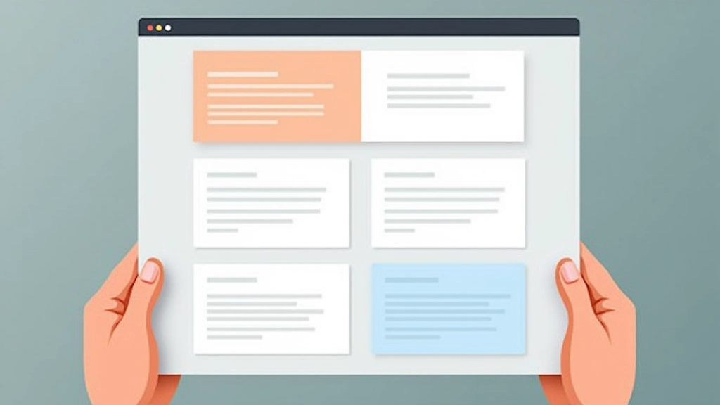 Design mockup showing visual hierarchy with size, color, and position emphasizing important elements